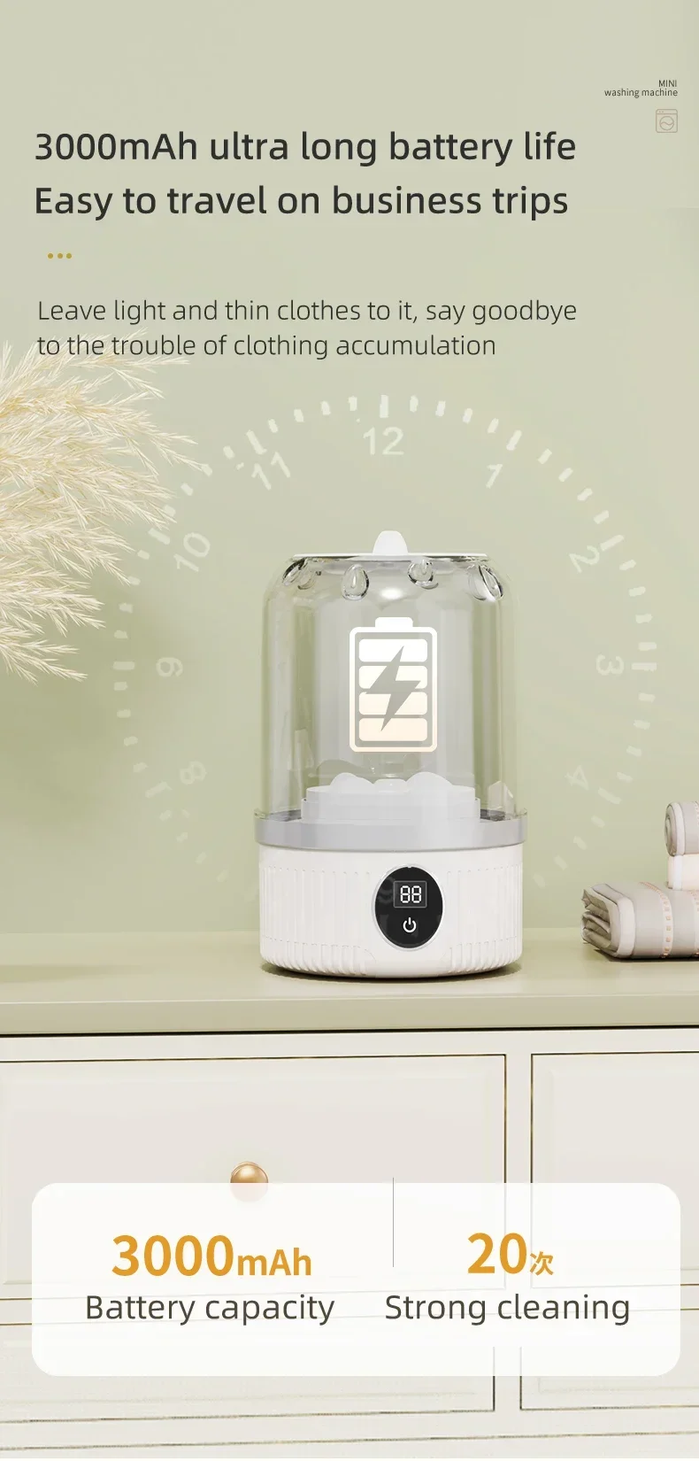 Lightweight Washer Machine