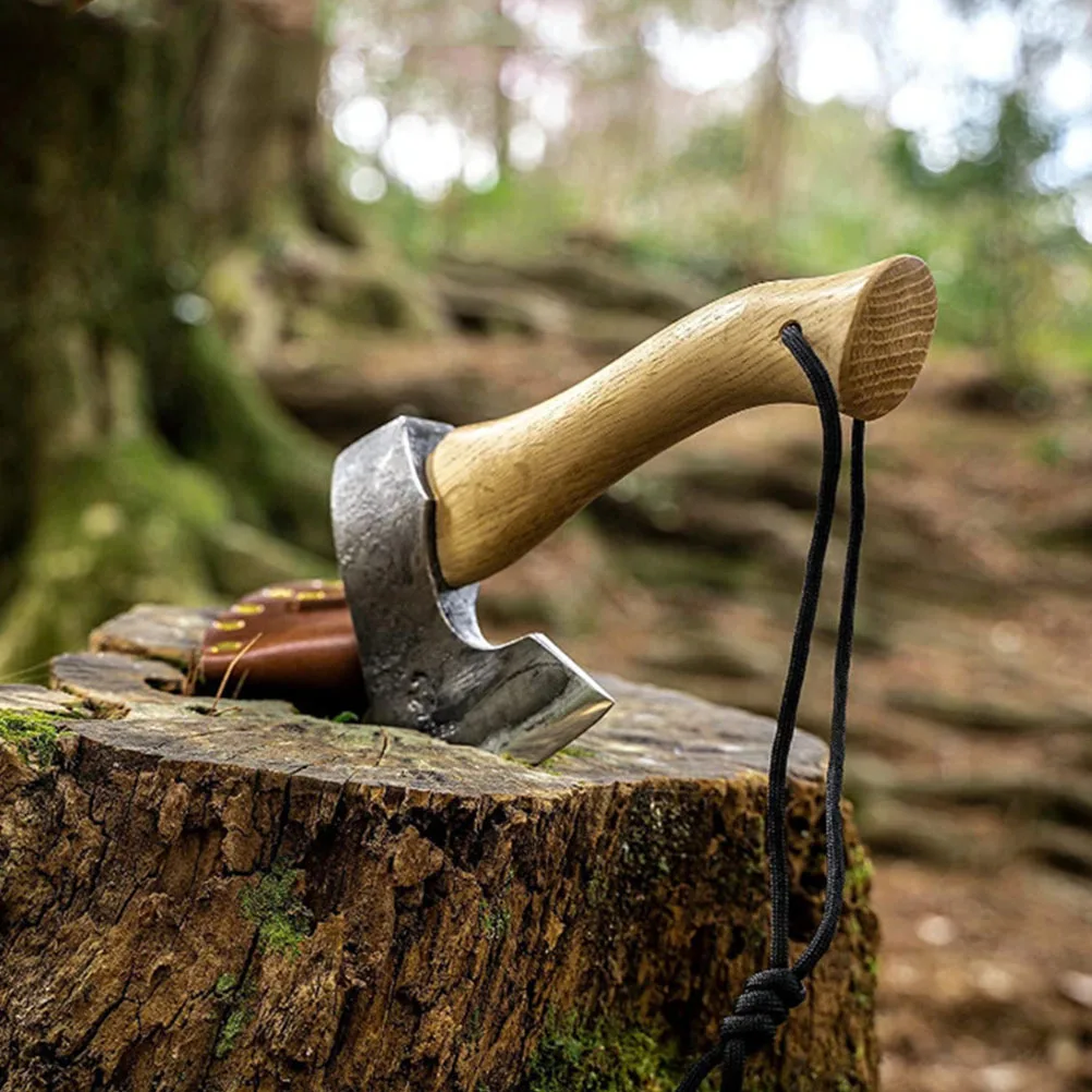 حامي الفأس المحمولة الفأس غمد المفاجئة زر التخييم هدية لعشاق الفأس واقية الأكمام العالمي صالح #5