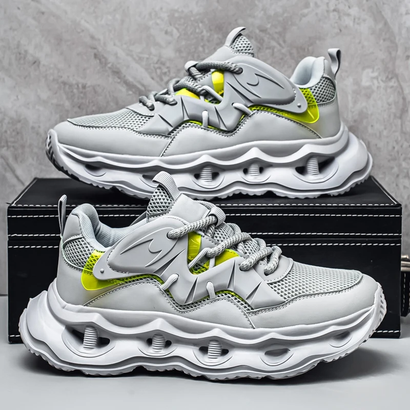 

Luxury Men's Breathable Running Sneakers Casual Trainer Fashion Loafers Race Tenis Shoes for Male