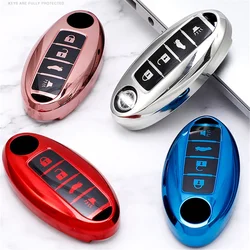 Car 3 Button Key Cover Case Shell for Nissan Qashqai X-Trail T31 T32 Juke J10 J11 Kicks Tiida Pathfinder Note for Infiniti