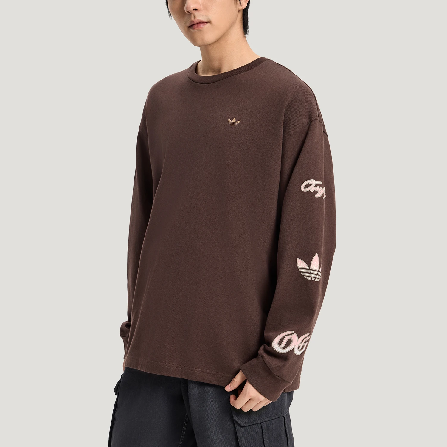 

Оригинальная мужская свободная повседневная футболка Adidas Clover в стиле ретро KR5045