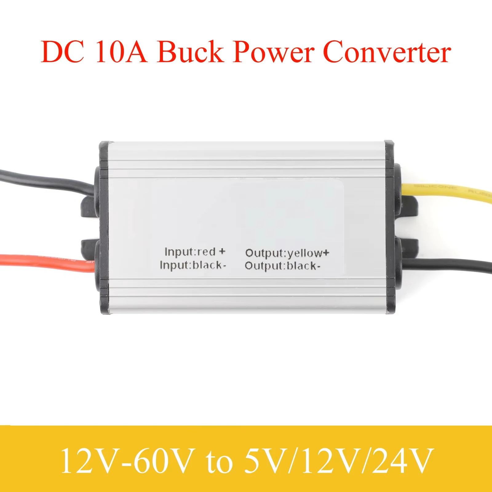 

Преобразователь постоянного тока 10 А, понижающий преобразователь 12-55 В в 5 В, 17-55 В в 12 В, автомобильный понижающий модуль для воды от 28-60 В до 24 В