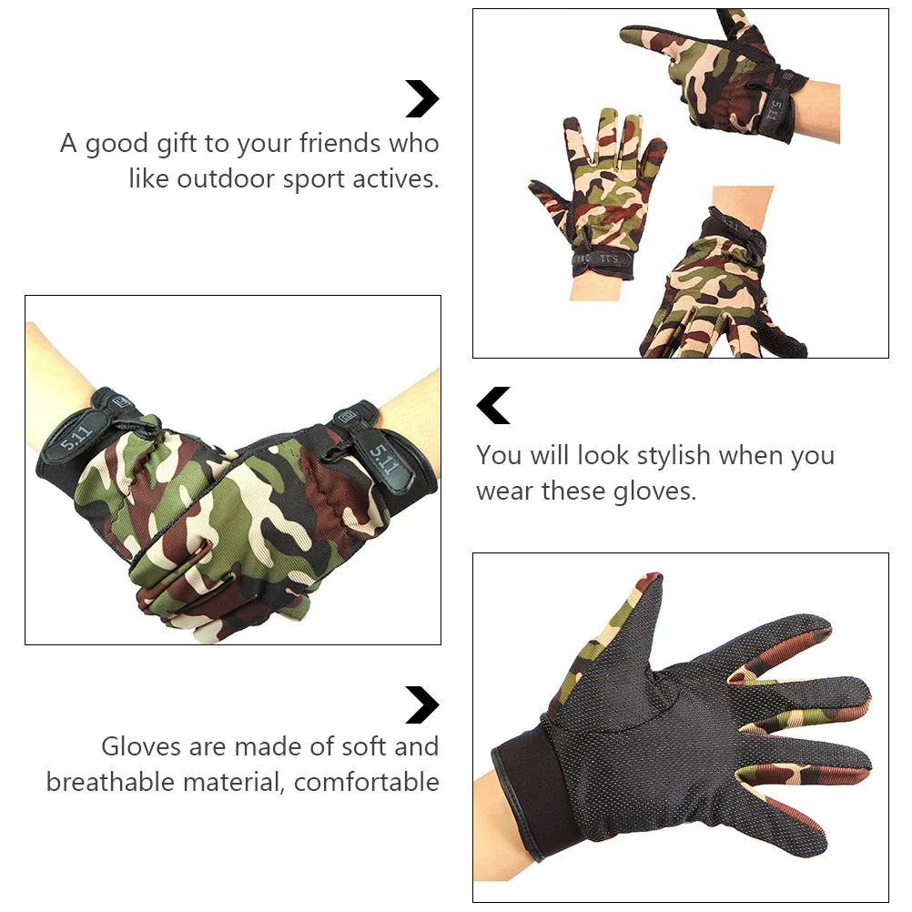 

Non-slip Black Camping Detachable Camouflage Waterproof Warm Unisex Outdoor Riding Skid-proof Windproof Breathing Material