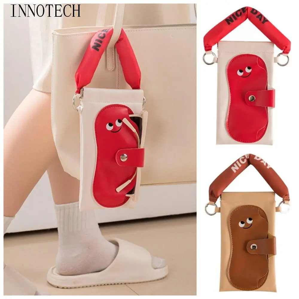 

Simple 2 in 1 Mobile Phone Bag Creative Portable Cartoon Handbag Reusable Cute Eyeglasses Storage Bag Kids
