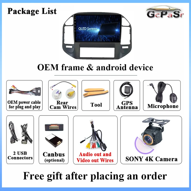 

Car Radio Android For Mitaubishi Pajcro 3 V70 V60 1999-2006 Carplay Multimidia Video Auto Player Screen 2din Head Unit Autoradio