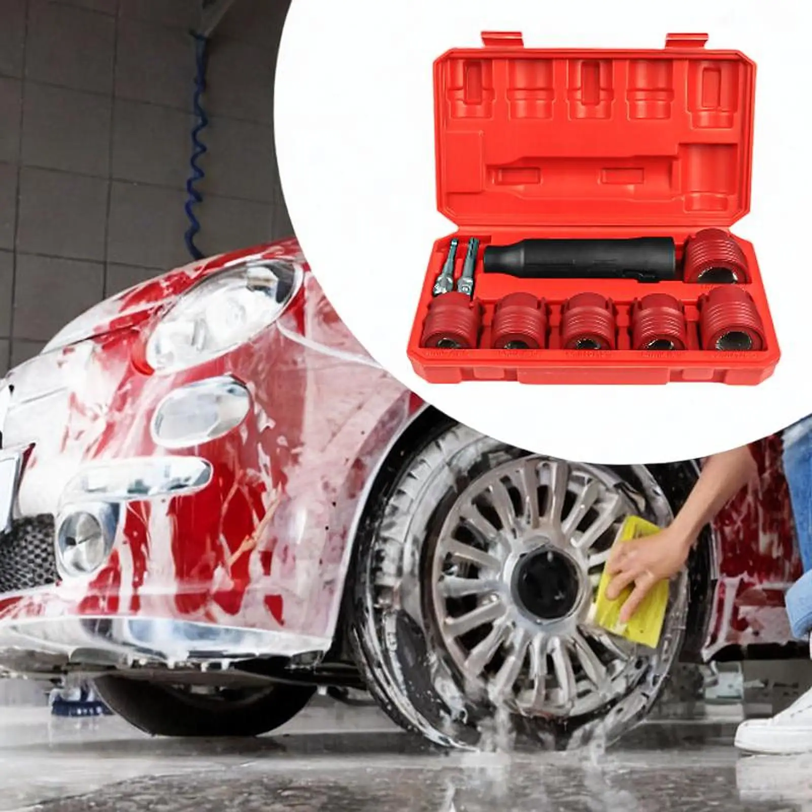 

Набор инструментов для очистки автомобильных колес, инструмент для очистки, инструмент для обслуживания и ремонта