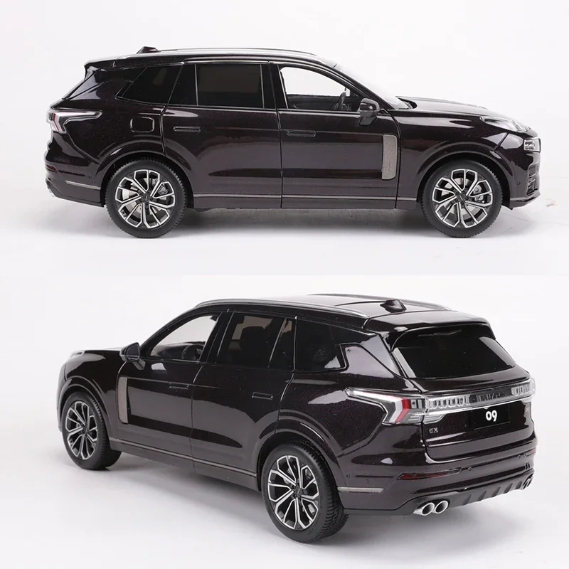 Lynk & co 09-合金車モデル,日曜大工,紫と白,収集可能な装飾,男の子へのギフト,スケール1:18