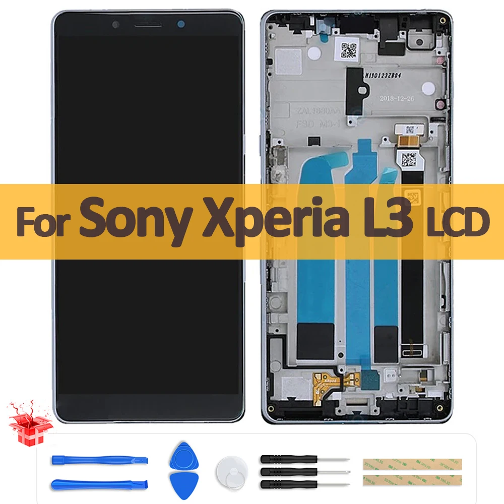 

5.7" Original LCD For Sony Xperia L3 L3312 I4312 I4332 I3322 LCD Display Touch Screen Digitizer Assembly For Sony L3 LCD Repair