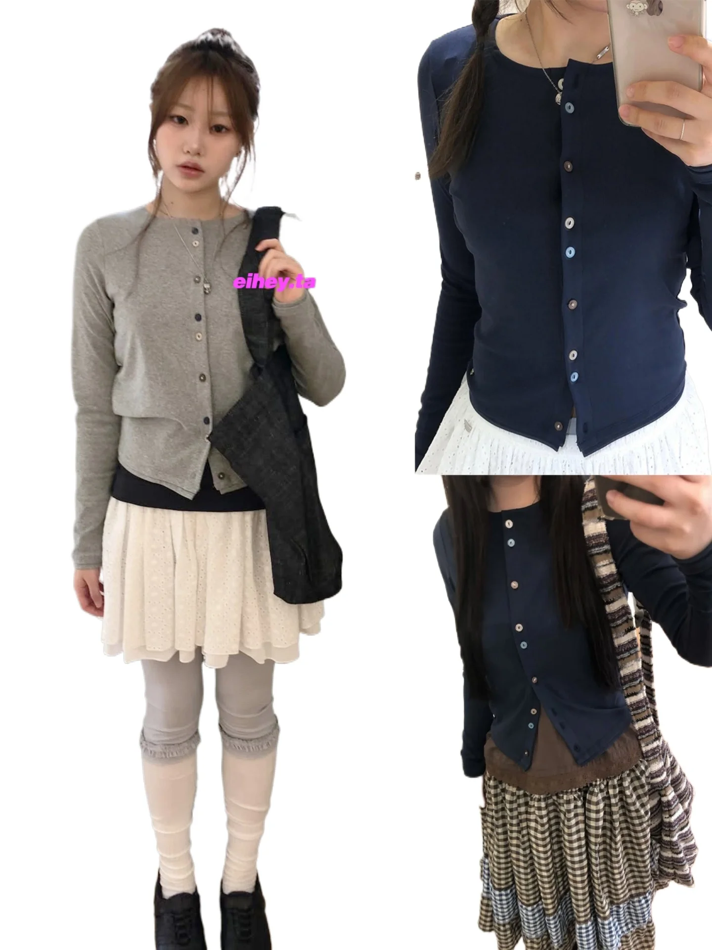 

Весенне-осенний однобортный облегающий уличный свитер, женский корейский винтажный простой дизайнерский вязаный кардиган, женский топ Y2k