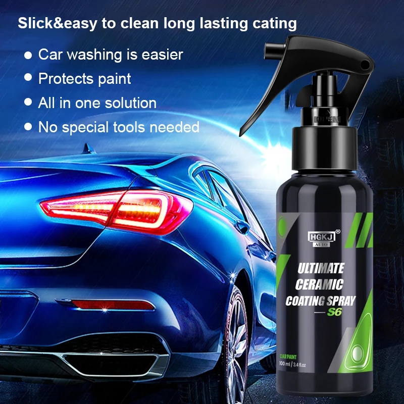 Auto Nano Coating Agent Enamelling Paint Spray Hand Spray Coating Wax Fast Film Formation Clean Liquid Spray Car Care 50/100ML