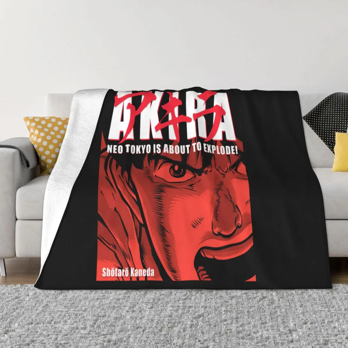 Akira Neo Tokyo Is About To Explode Anime Manga Movie New Size S To 3Xl Throw Blanket