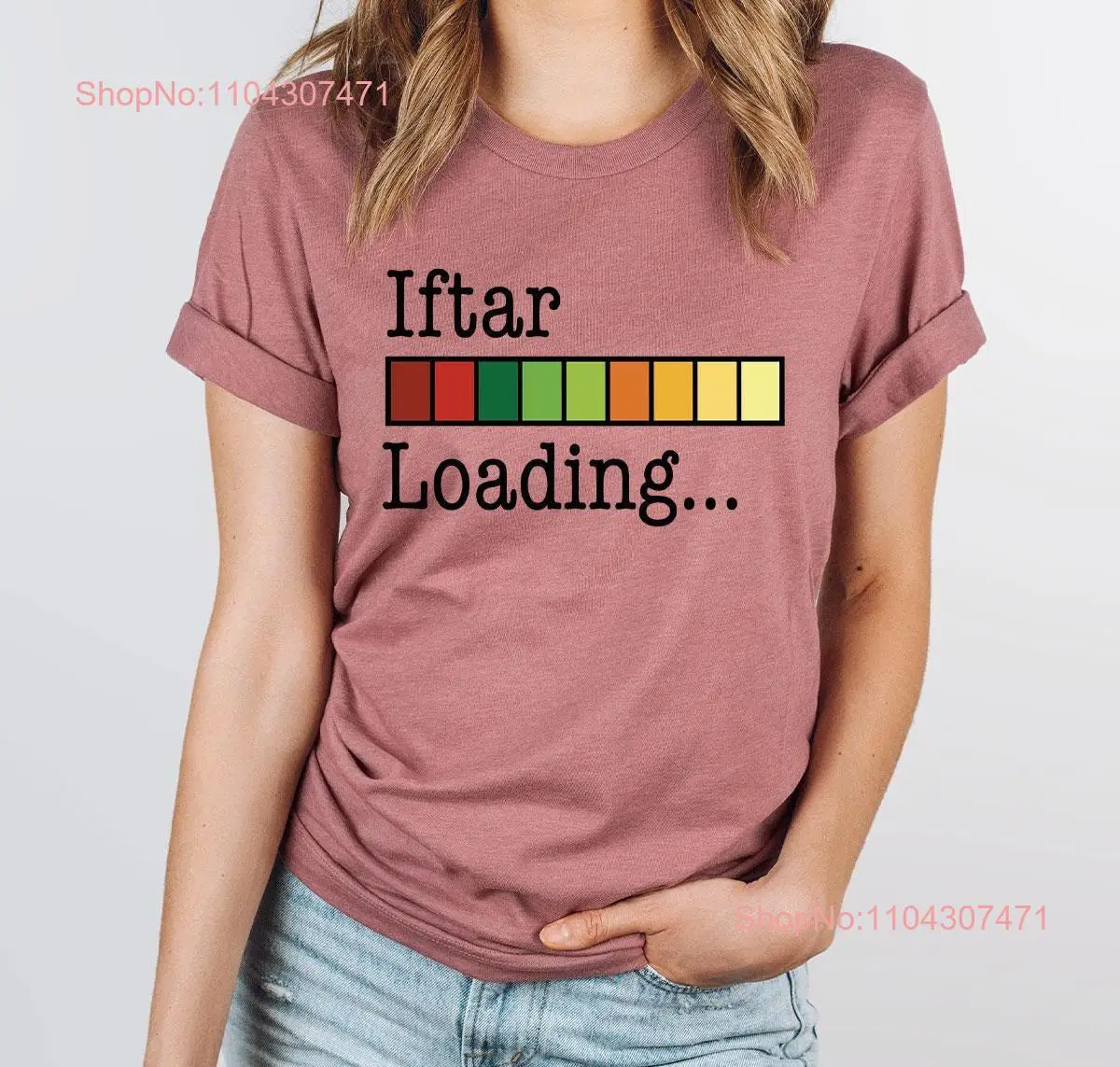 Iftar Loading T Shirt Ramadan Kareem Fasting Mubarak Clothing Happy s 2025 Islamic long or short sleeves