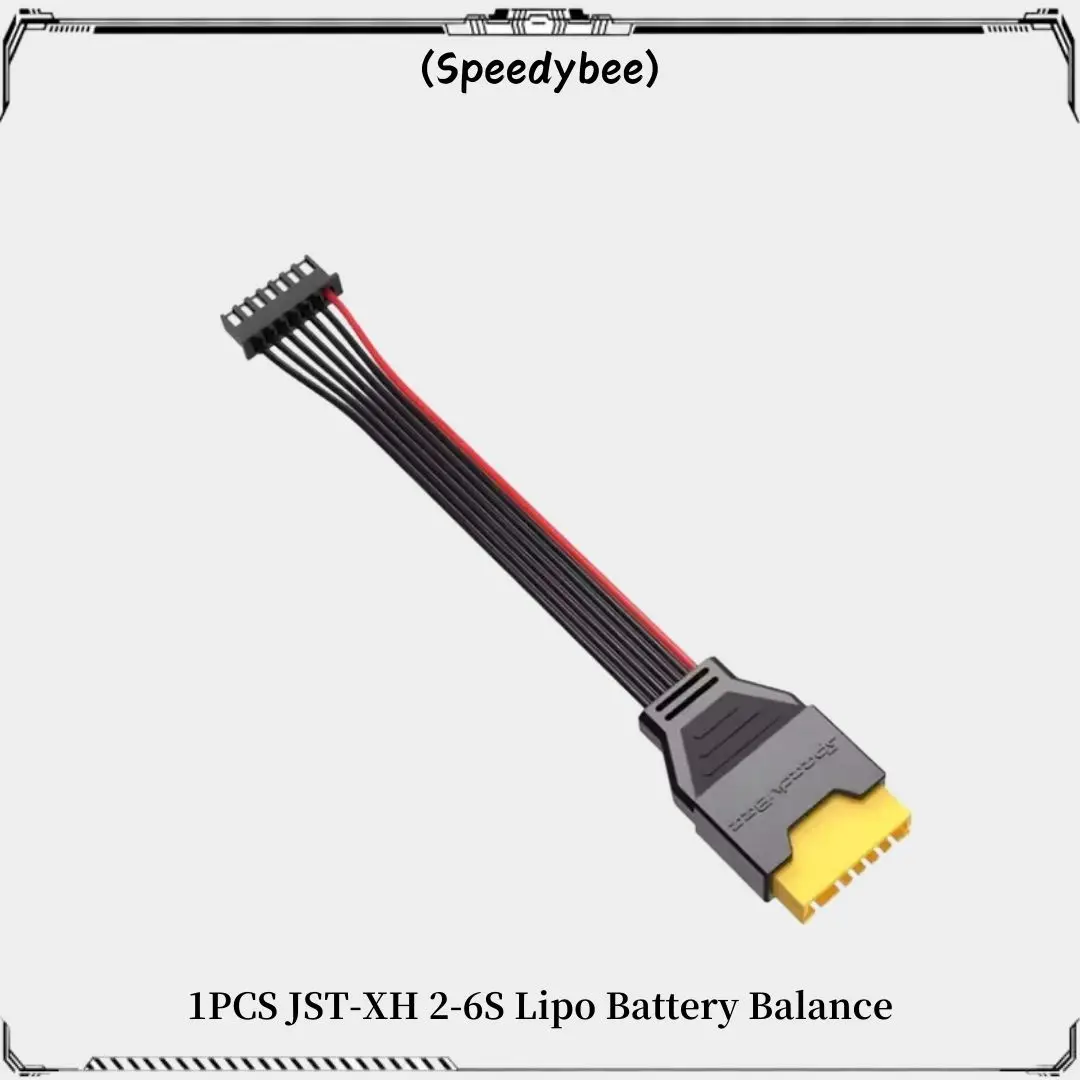 SpeedyBee JST-XH 2-6S LiPo Battery Balance Cable Charging Extension Wire 22AWG 135mm for FDQ Discharger