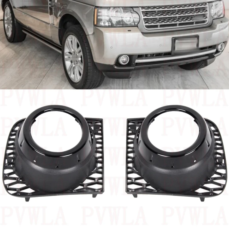 

Pair Left And Right Front Fog Lamp Light Grille Cover LR018245 LR018234 For Land Rover Range Rover 2010 2011 2012