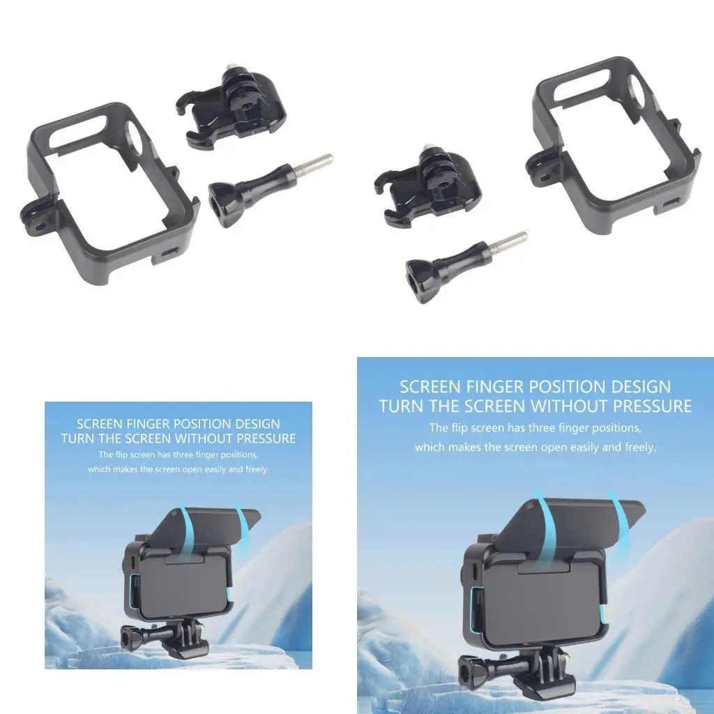 F62C Expandable Camera Frame Cage Easy Mounting Secure Grip For Go Easy Installation