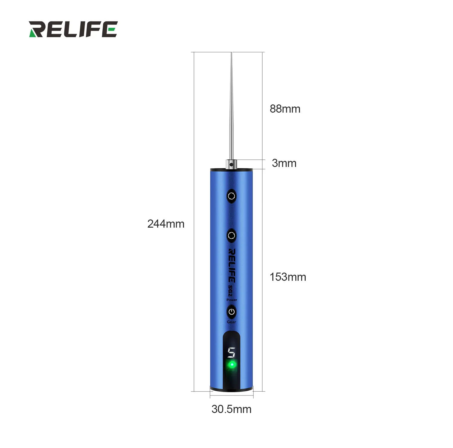 RELIFE SG2 Electric Gear Glue Remover Intelligent Degumming Machine OCA Glue Remover Screen Remover Mobile Phone Repair Tools view 2