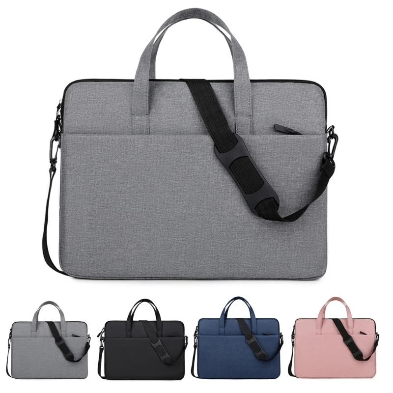 G5AE Laptop Carrying Case with Detachable Shoulder Strap Handle for 13/14/15 Inch Notebooks Waterproof Protective Bag Sleeve