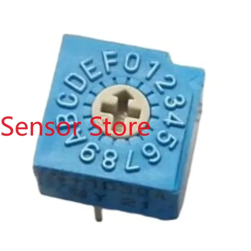 

10PCS S-1030A Rotary Coding Switch O-F/16-bit Straight-in 5-pin Plus Code