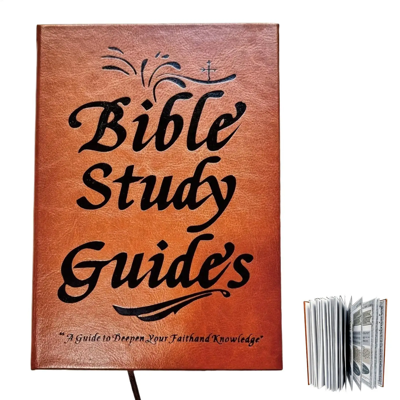 Bible Study Guide for Beginners 66-Page Devotional Journal with Daily Scripture Quotes, Prayer Reflections & Yearlong Study Plan