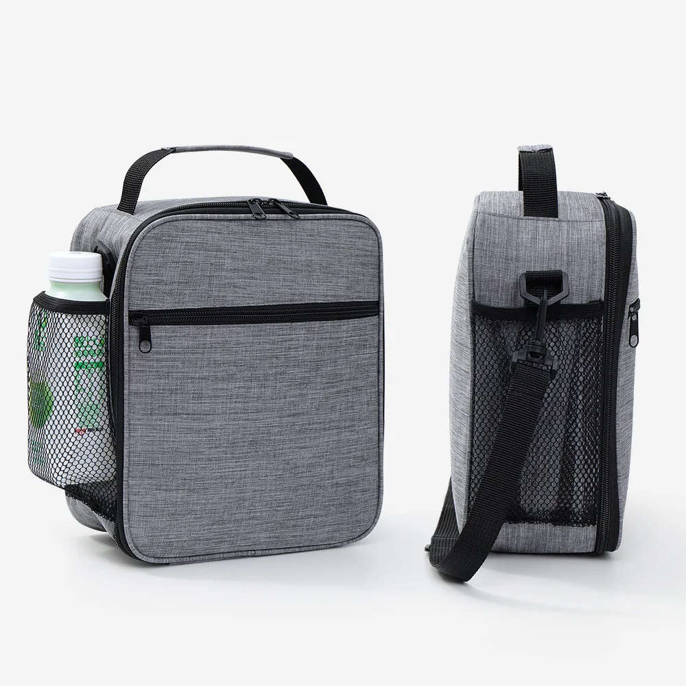 Men Women Insulated Portable Reusable Thermal Lunch Box Cooler Tote Lunch Bag for School Office Keep Food Fresh Warm or Cold