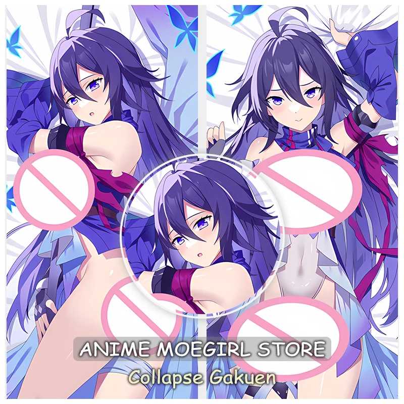 Collapse Gakuen Dakimakura Pillow Cover Decorative Pillows for Sofa and Bed Cushion Pillow Case Peachskin 2Way Fabric Pillowcase