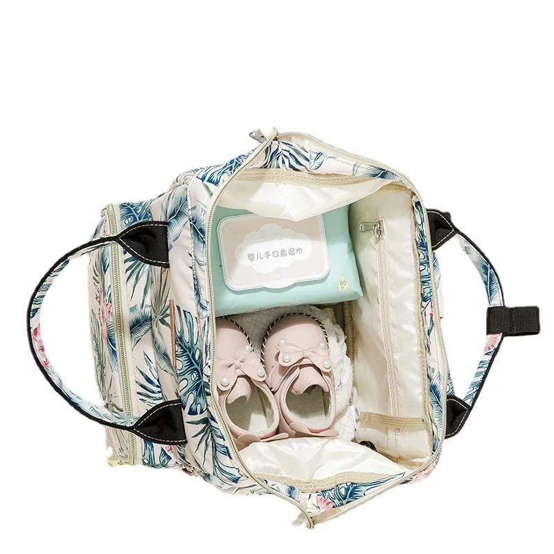 Fashion Mummy Bag Baby Diaper Bag Multifunction Large-capacity Nappy Stroller Bags Maternity Newborn Outdoor Travel Backpacks