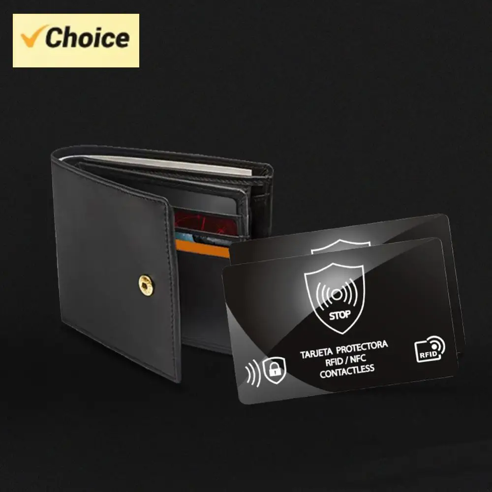 5 pezzi di blocco RFID una carta protegge il portafoglio intero NFC carta di credito di debito protezione per passaporto protezione per carta di credito portatile