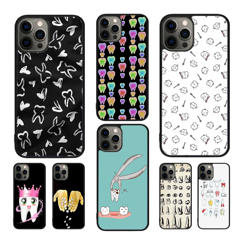 طبيب الأسنان نمط الحالات الهاتف المحمول غطاء آيفون 17 الهواء 16 15 14 12 13 11 برو ماكس أبل زائد كوكه