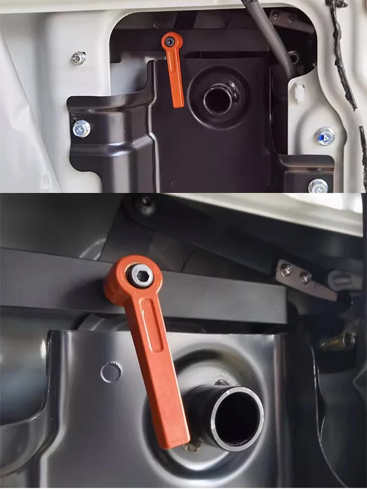 For Mitsubishi Pajero V97V93V87 trunk switch device Pajero tailgate hidden built-in escape handle door buckle rear door switch - Image 6
