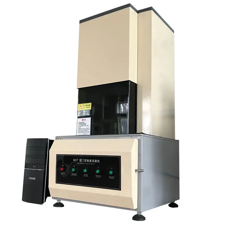 Computer Controlled Mooney Viscosity Testing Machine Rubber Vulcanizer Tester Rotary Reclaimed Rubber Viscometer