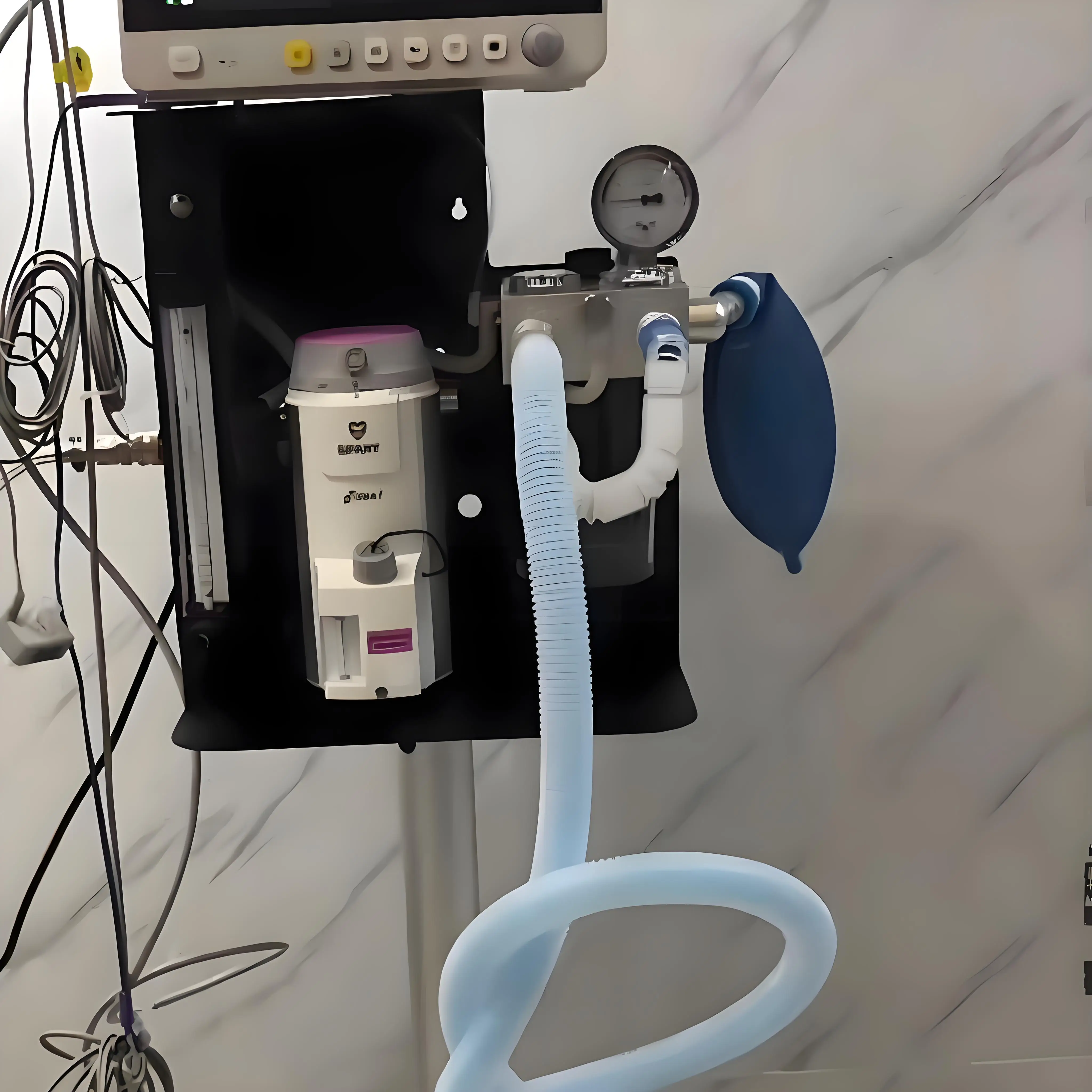Professional Y Type Coaxial Type Tube 1.8m Respiratory Road Threading Circuit Anesthesia Breath Airbag  Accessory Supplies