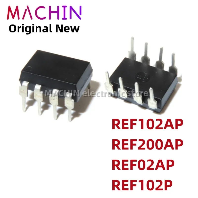 1 buah REF102AP REF200AP REF02AP REF102P DIP-8 Chip sirkuit terintegrasi DIP8