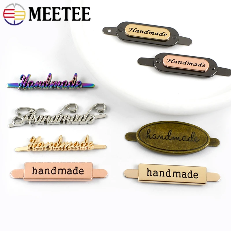 10/20Pcs Metal Decorative Buckles for Bag Handmade Tag Labels Purses Clothes Handcraft Clasp Button DIY Hardware Accessories view 2