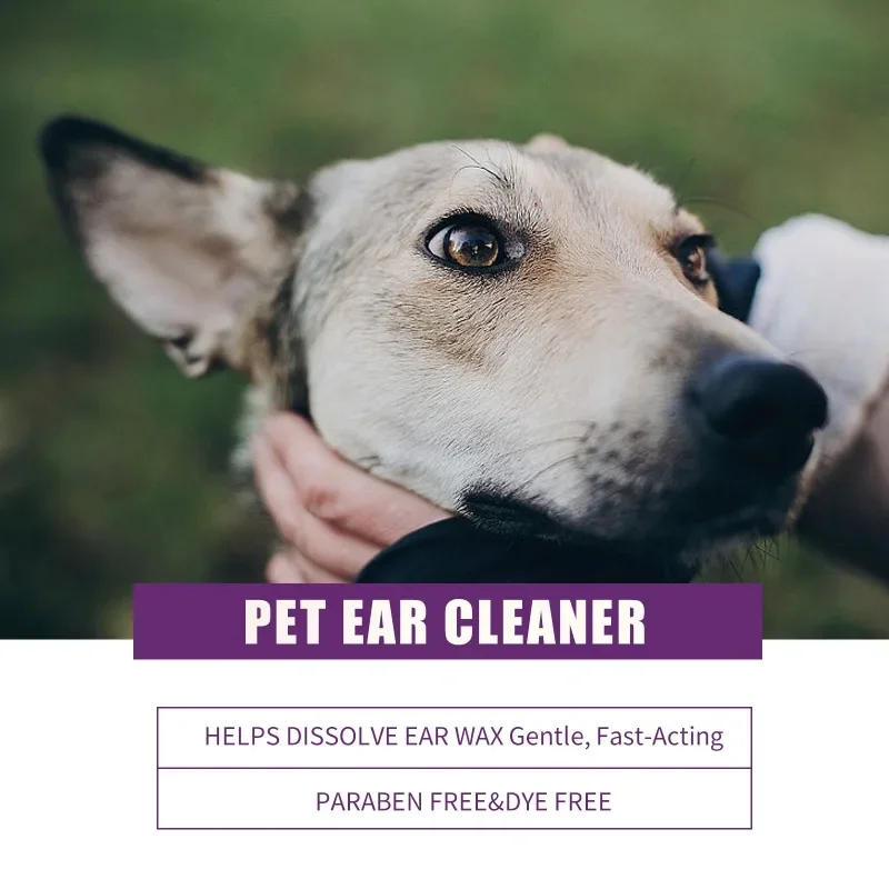 ear droppings, and ear drops. Suitable for cats and dogs to relieve itching and clean the ear canal