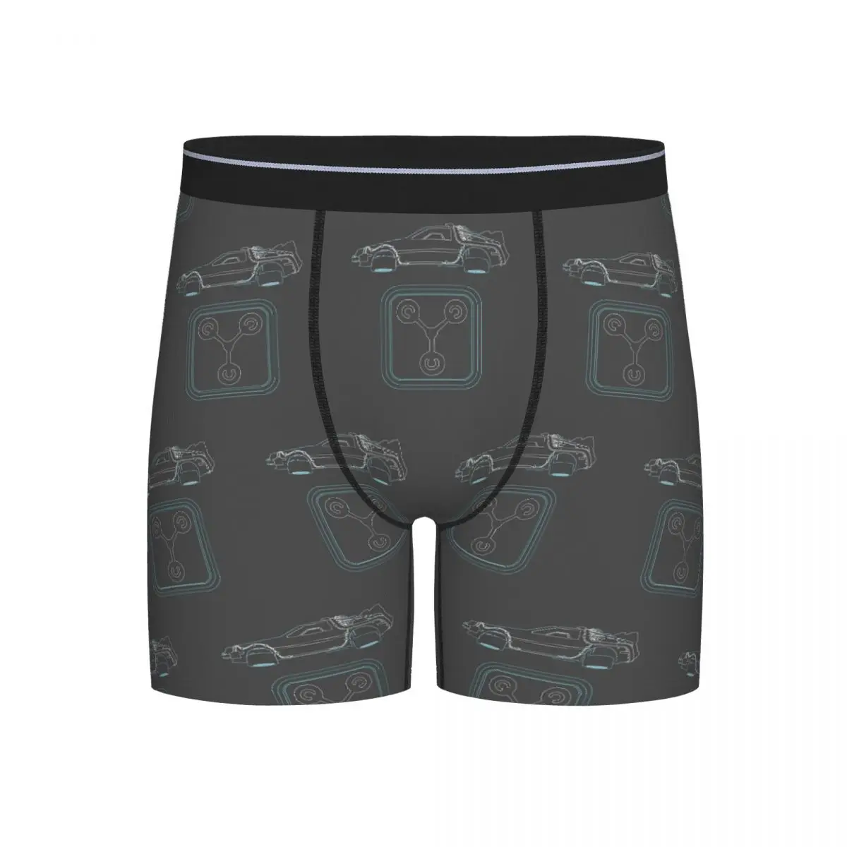 

Long Boxer Underpants Shorts Back To The Future Panties Male Soft Underwear for Homme Man Boyfriend Gifts