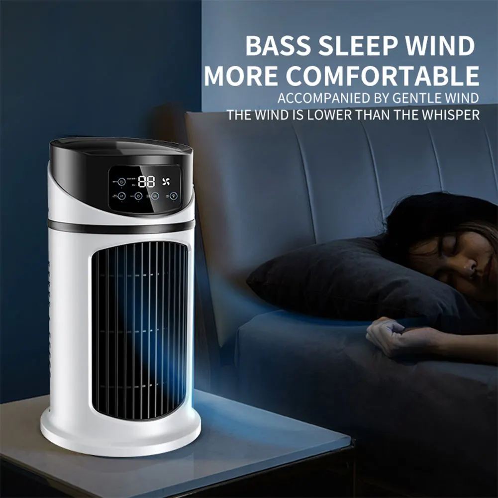 Air Cooler Mobile Air Cooler Portable Air Conditioner Mobile Multifunction Air Cooler Fan Water Cooling Fan for Office Home