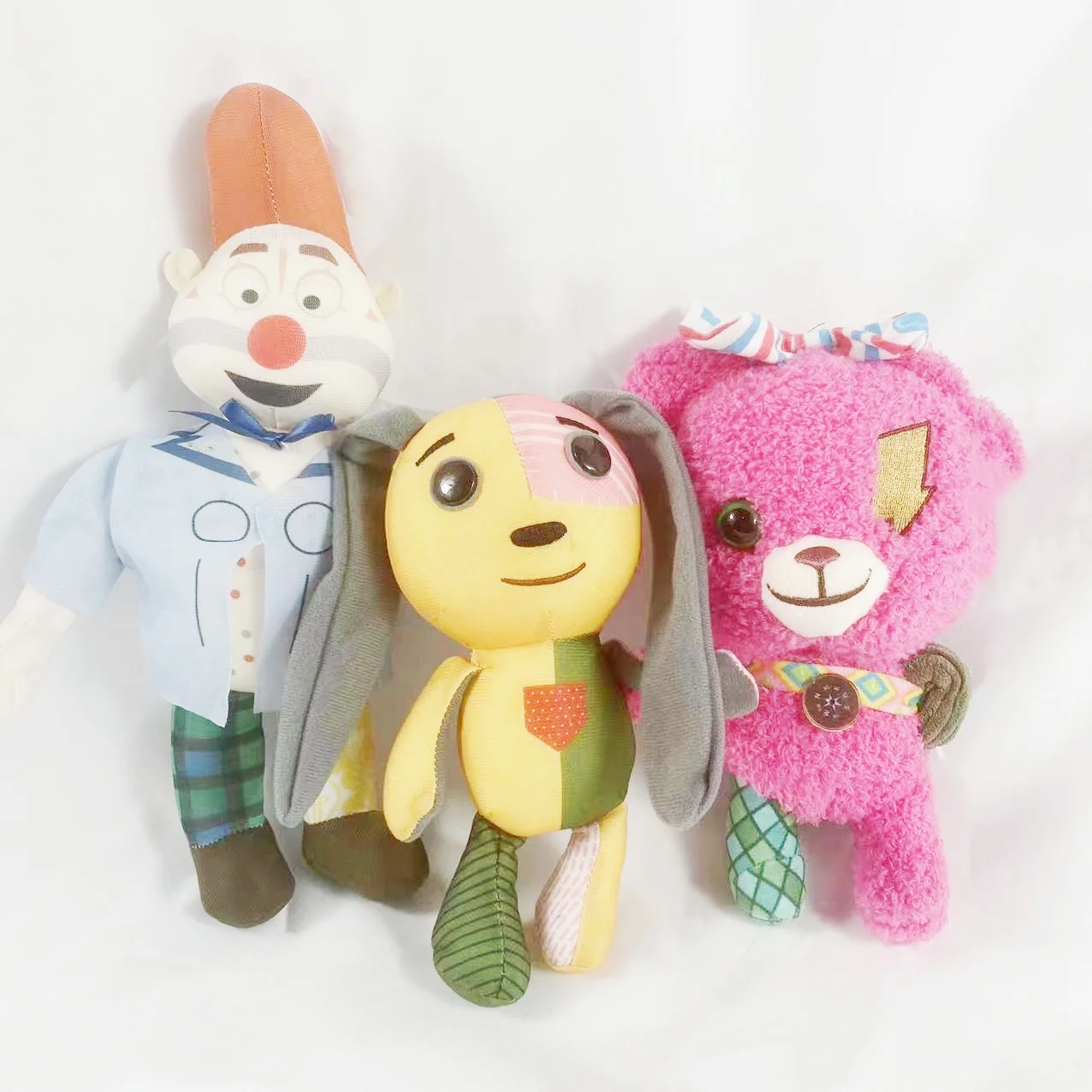 Lost Ollie Animated Film Character - Rabbit Clown Doll, Plush Toy, Halloween Commemorative Gift