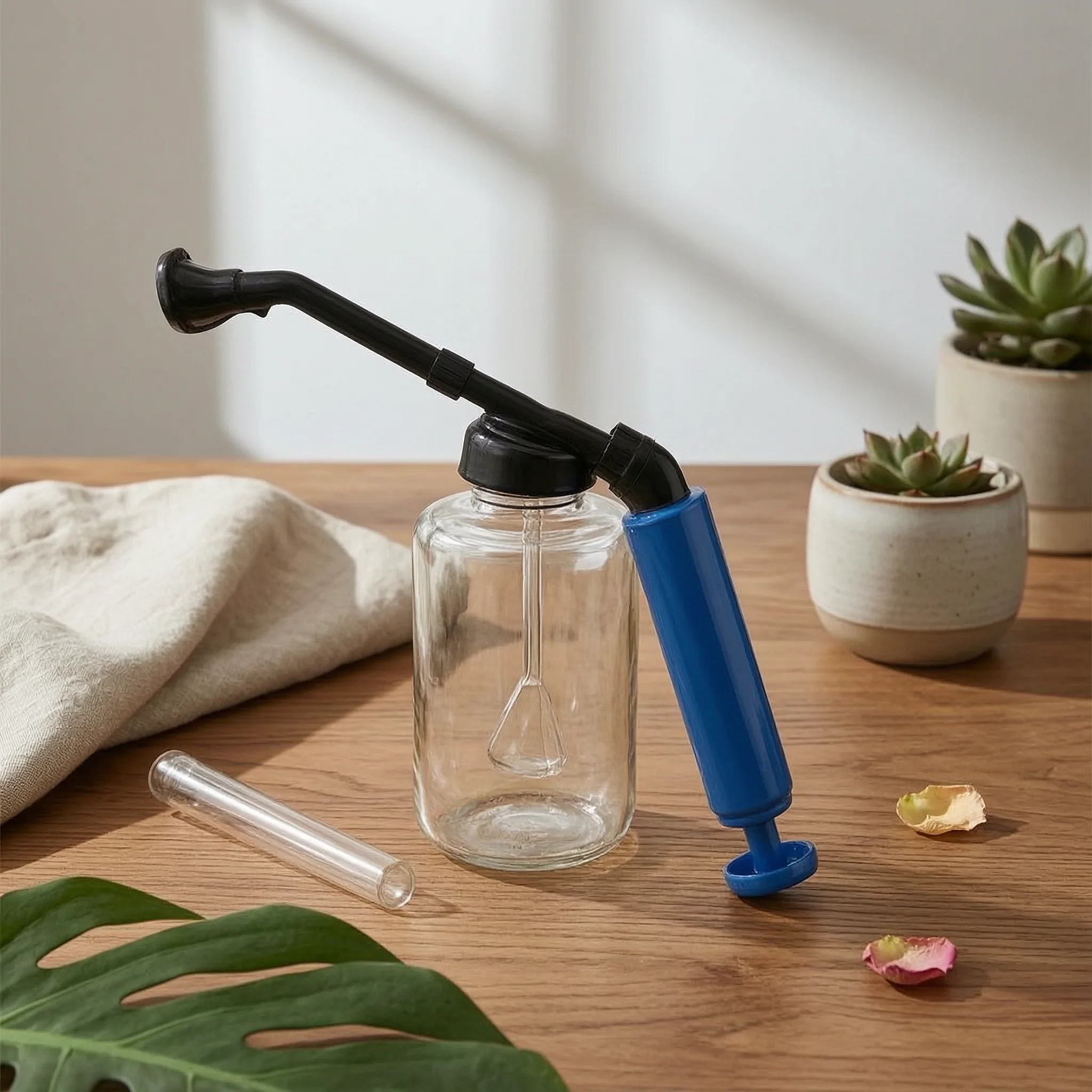 Manual Fruit Pollinator Detachable Container Orchard Pollination Wand Agriculture Equipment Compact