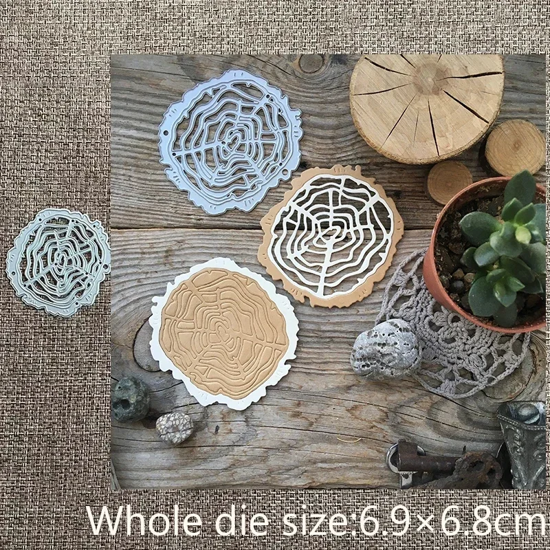 

XLDesign Craft Metal stencil mold Cutting Die Tree stump decoration scrapbook die cuts Album Paper Card Craft Embossing