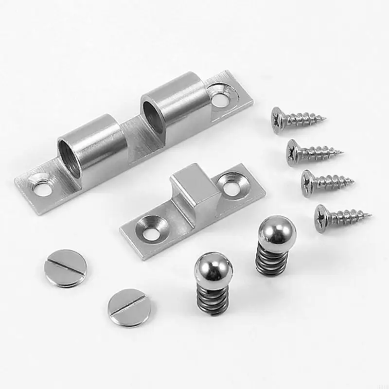 581E Copper Ball-Touching Buckle Door Suction Closet Door Buckle Shoe Cabinet Lock