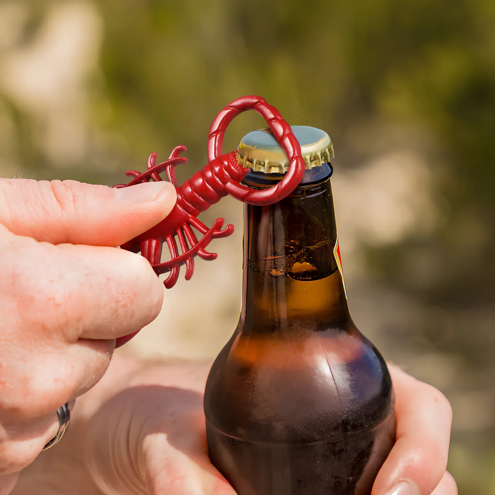 

2Pcs Lobster Bottle Opener Zinc Alloy Portable Beer Openers Corrosion Resistant Practical for Party Bar