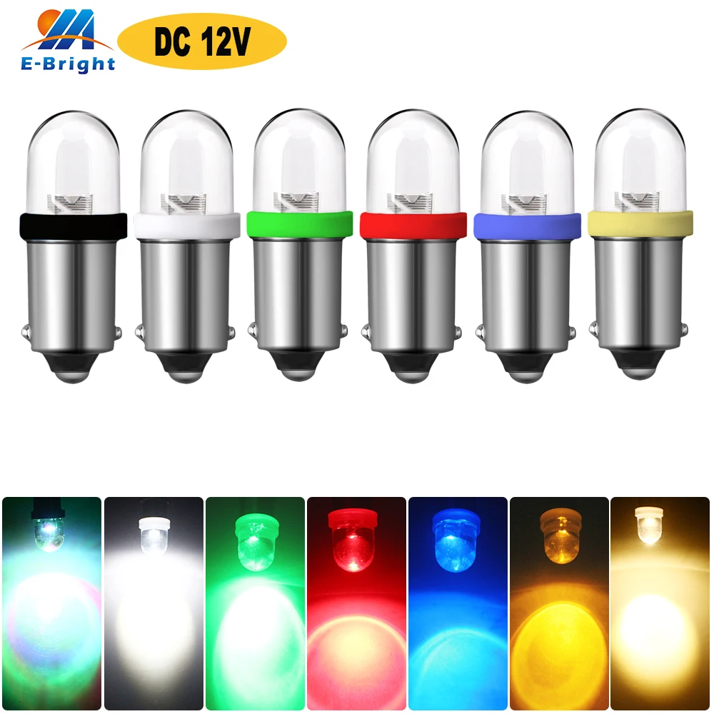 10Pcs 12V 53 57 T11 T4W BA9S T4W 1895 Gauge Dashboard Map Lamp Interior Dome Door Signal Light Bulb Instrument Cluster Lights