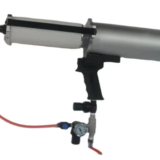 1500 1:1 Two-Part Pneumatic Air Caulking Gun with Spraying Nozzle for Coating and Spraying Material