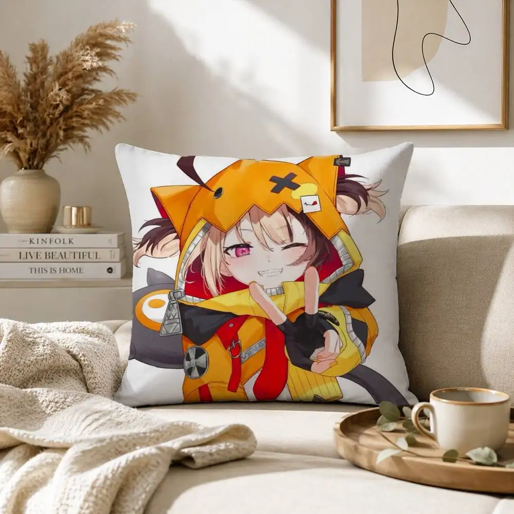 Gigi Murin hololive Pillow Case for Sofa Living Room Home office Decor Protective Cover