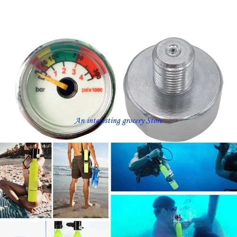652D High Precisions Pressures Meter Scubas Diving Tanks Pressure Checker for Scubas
