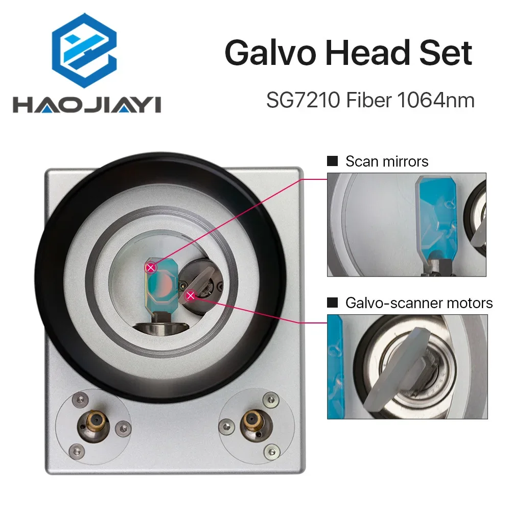 1064nm Fiber Laser High Speed Scanning Galvo Head SG7210 Input Aperture10mm Galvanometer Scanner with Power Supply Set