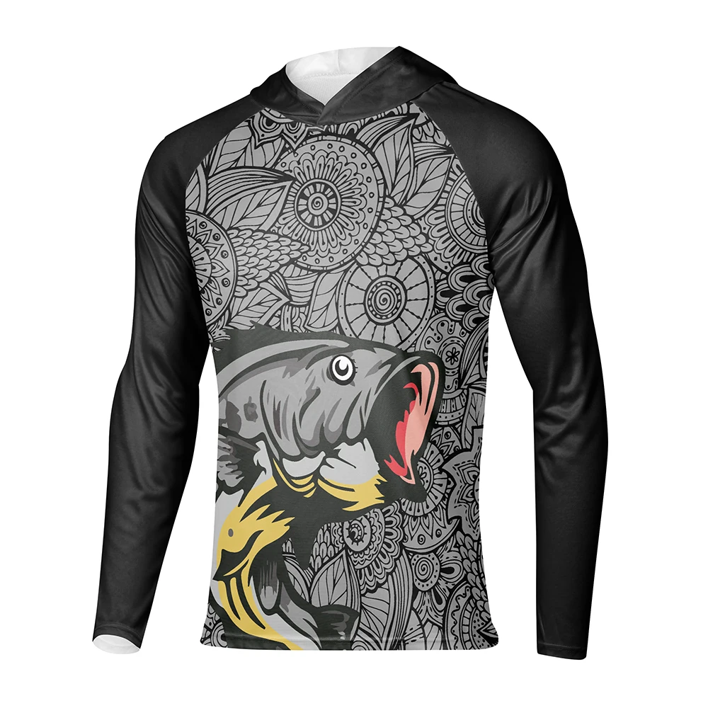 

Fishing Shirt Men Long Sleeve T-Shirt UV Quick Dry Fishing Clothes Summer Tops Sunscreen Fish Jersey