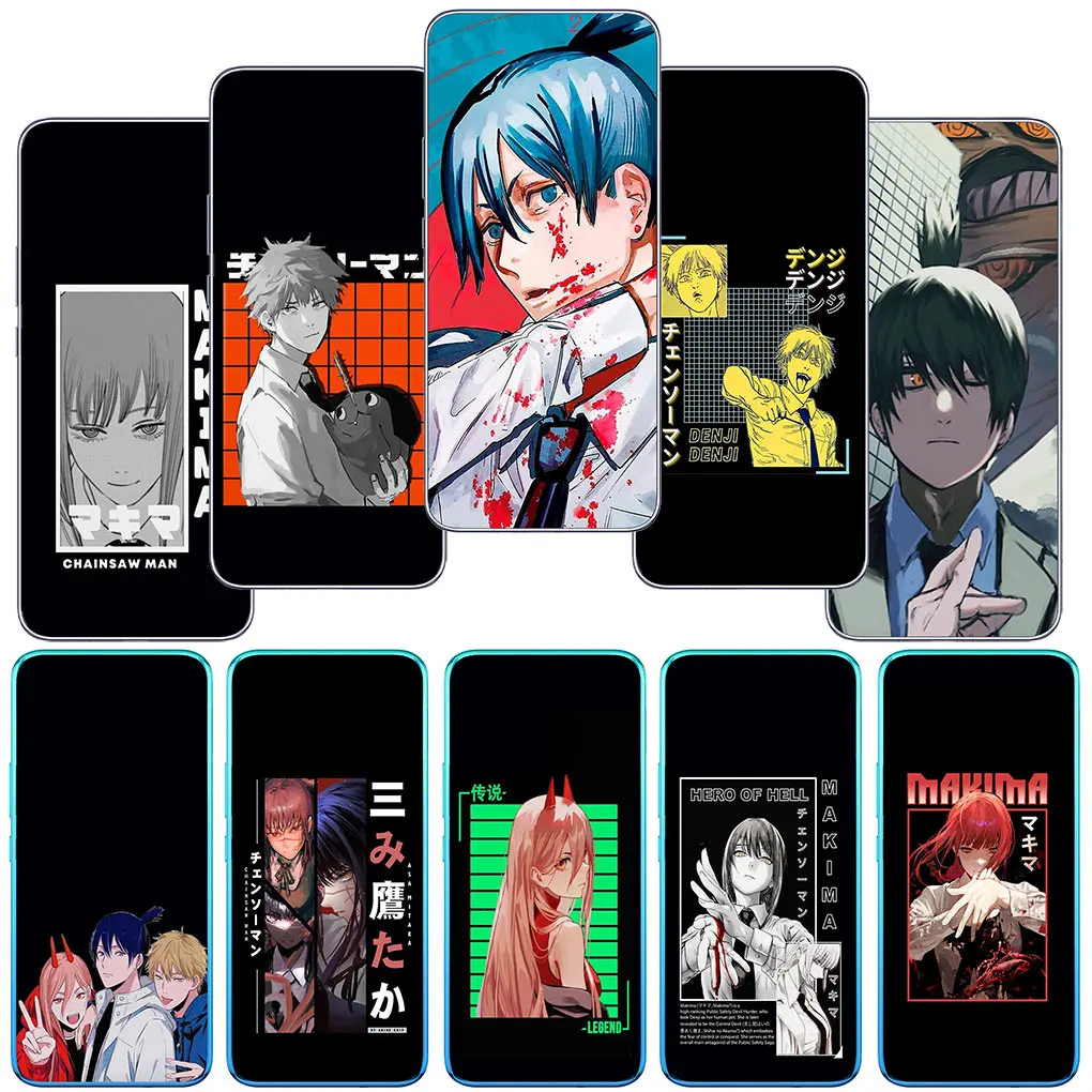 Makima Tatsuki Fujimoto Chainsaw Man Gir Cover for Motorola Moto Edge 40 Pro 30 neo 20 One Fusion G200 E22 E40 E30 E22I Case