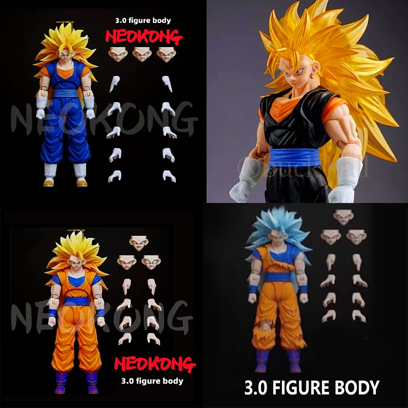 

Neokong Studio Dragon Ball Рисунок 3.0 Body Vegeto Goku Ssj3 Shf Vegito Super Saiyan 3, фигурка из ПВХ, игрушка, индивидуальные подарки