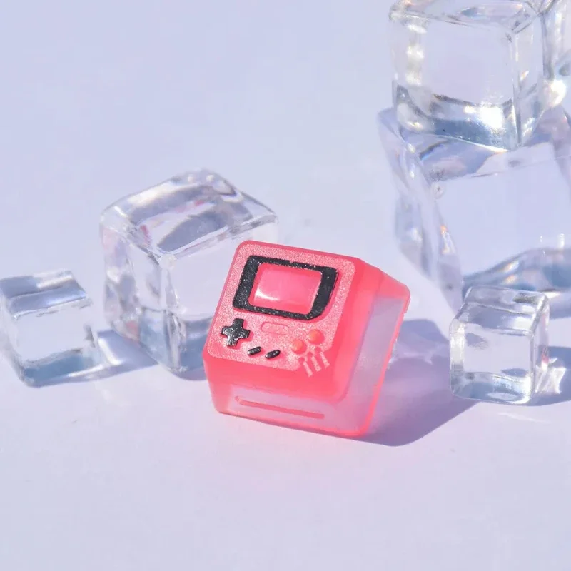 Enter ESC 2.25/1U Keycap Custom Cross Shaft NES Profile Resin Keycaps Personality Mechanical Keyboard Decoration Point Key Caps